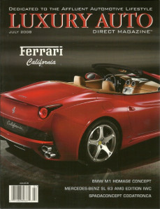 LUXURY AUTO 2008 JULY - FERRARI CALIFORNIA, SPADACONCEPT CODATRONCA, BMW M1